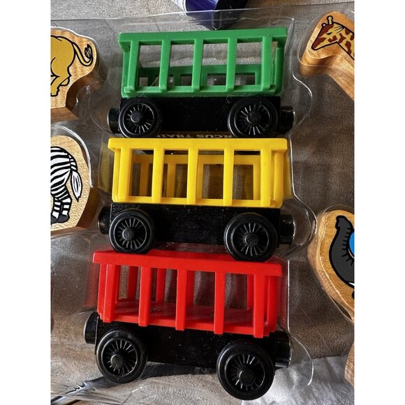Thomas & Friends Wooden Railway Circus Train 2002 New Open Box Vtg Learning Curv - Picture 7 of 16